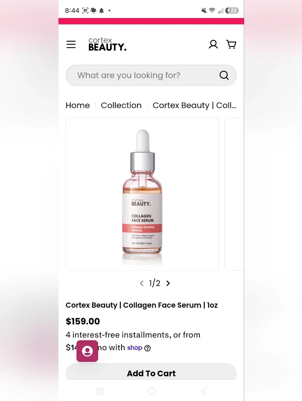 Collagen Face Serum – Cortex Beauty (BUNDLE 2 )